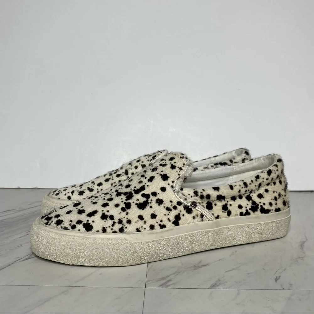 Madewell Sidewalk Slip On Spatter Painted Calf Hair Slip On 8M